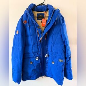 Superdry men’s Royal Blue Quilted Jacket(brand new)